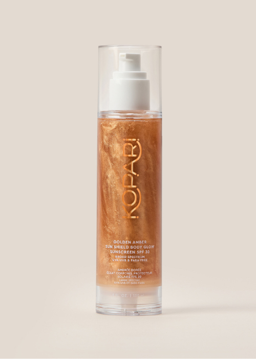 Golden Amber Sun Shield Body Glow Sunscreen SPF 30