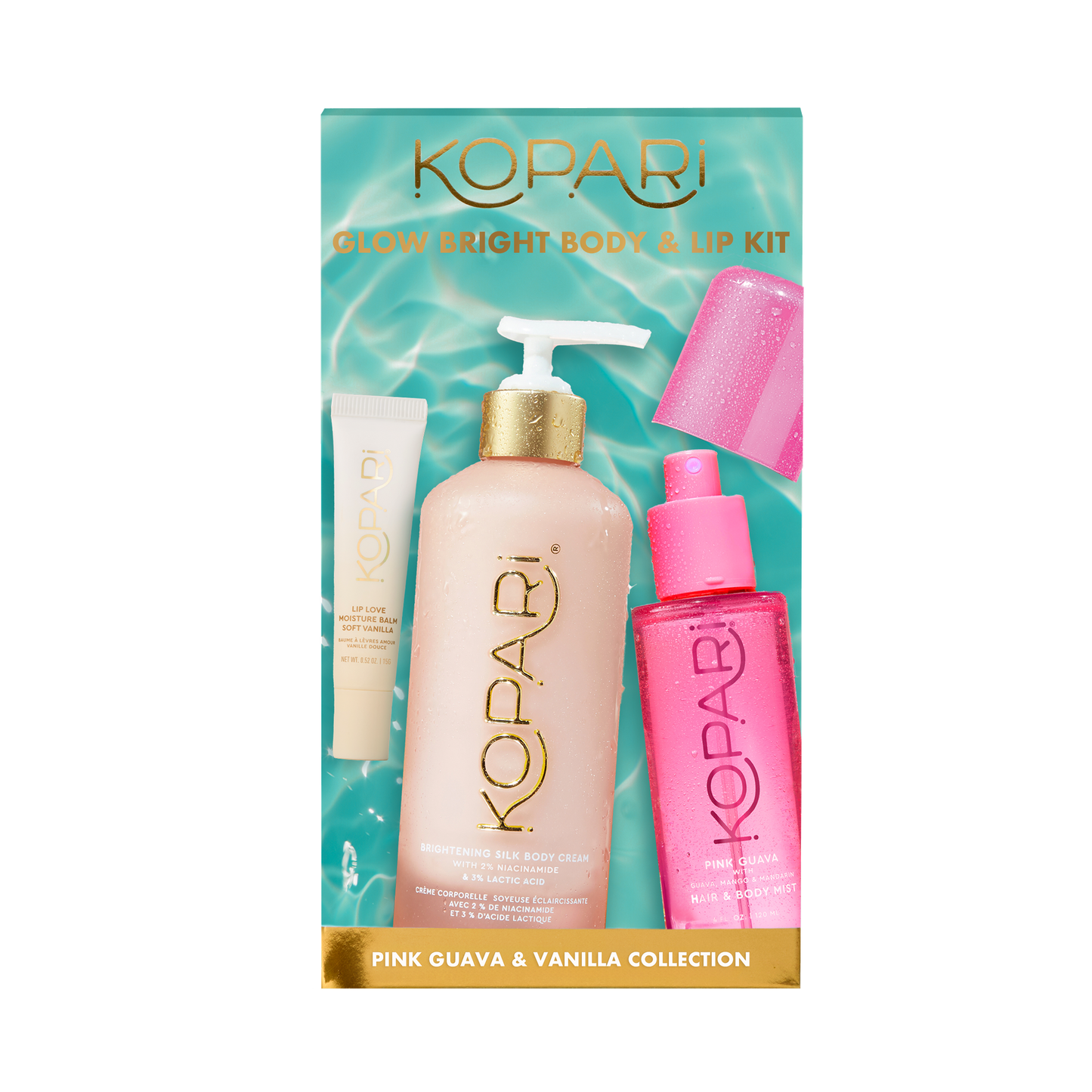 NEW! Glow Bright Body & Lip Kit
