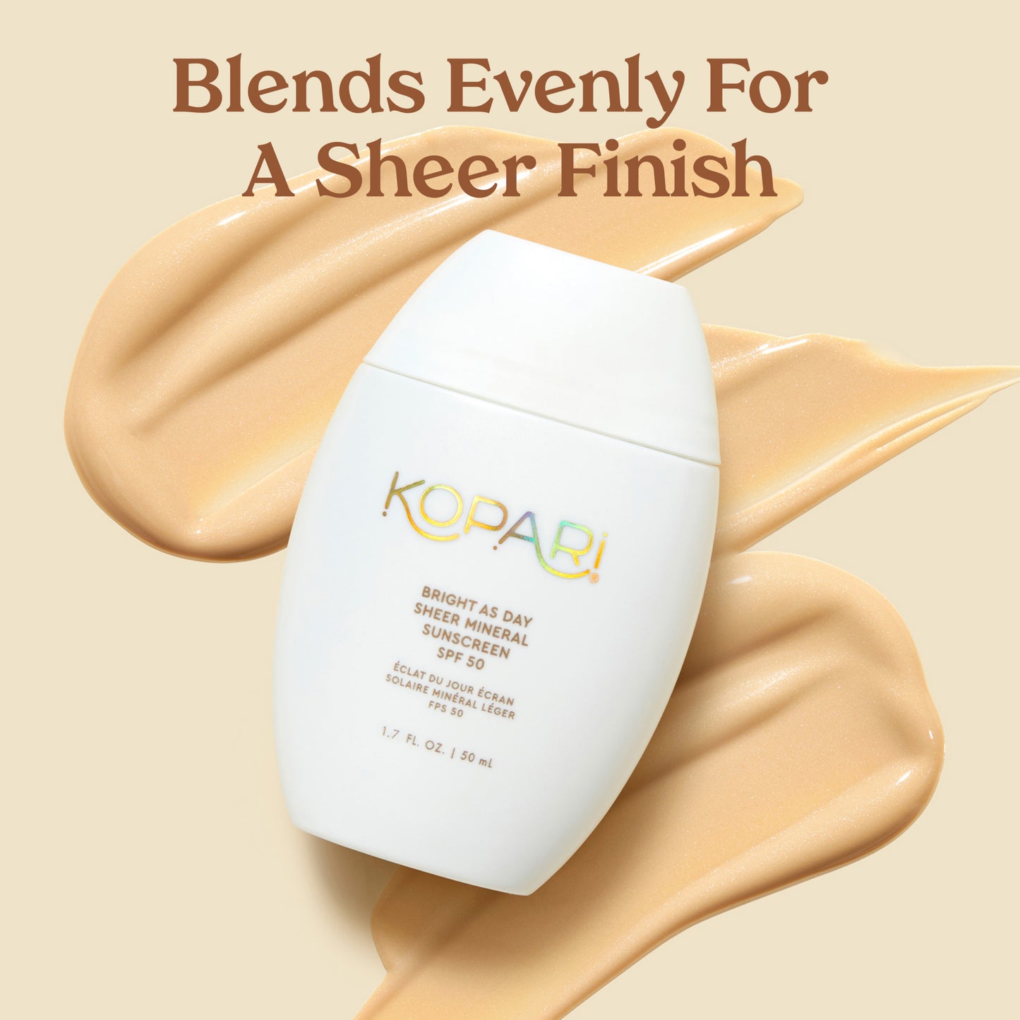 Bright As Day Sheer Mineral Sunscreen SPF 50