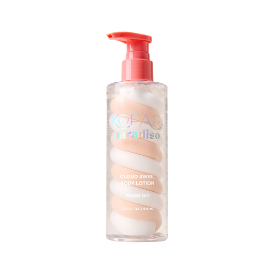 NEW! Paradiso Peach Sky Cloud Swirl Body Lotion