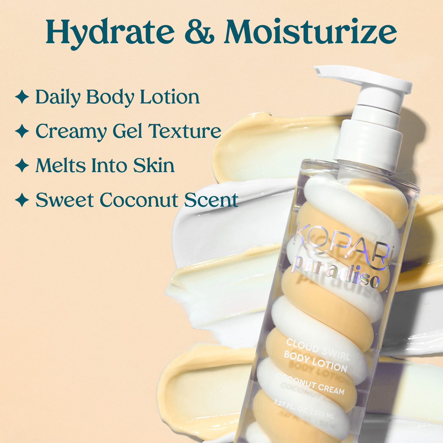 NEW! Paradiso Coconut Cream Cloud Swirl Body Lotion