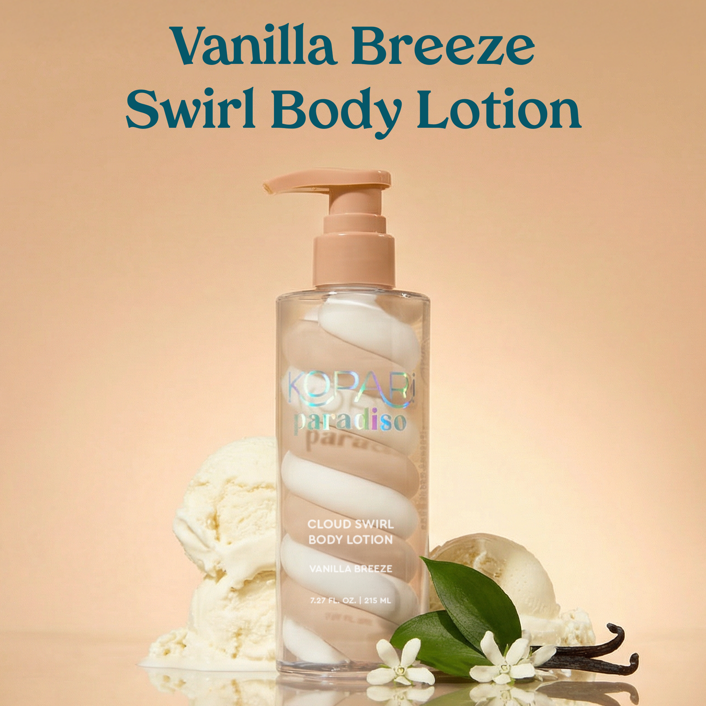 NEW! Paradiso Vanilla Breeze Cloud Swirl Body Lotion