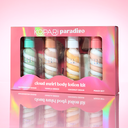NEW! Paradiso Cloud Swirl Body Lotion Kit
