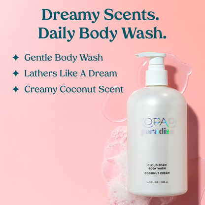 NEW! Paradiso Cloud Foam Body Wash - Coconut Cream