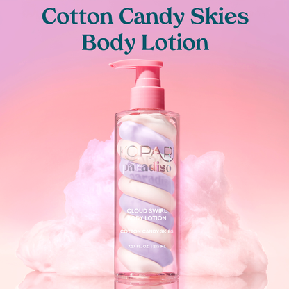 LIMITED EDITION! Paradiso Cotton Candy Skies Cloud Swirl Body Lotion
