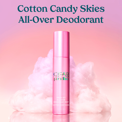 LIMITED EDITION! Paradiso Fresh Set All-Over Deodorant Mist - Cotton Candy Skies