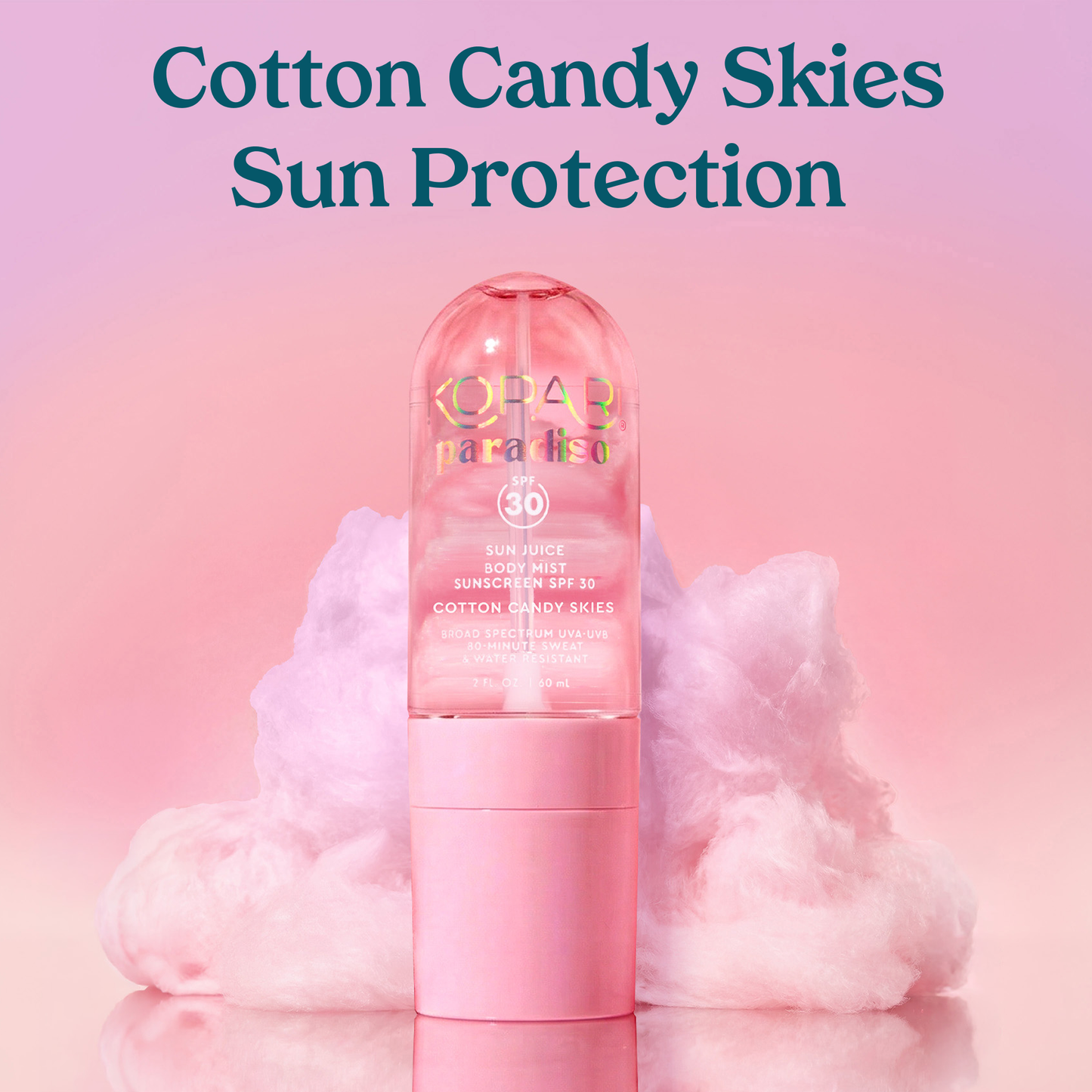 LIMITED EDITION! Paradiso Sun Juice Body Mist Sunscreen SPF30 - Cotton Candy Skies