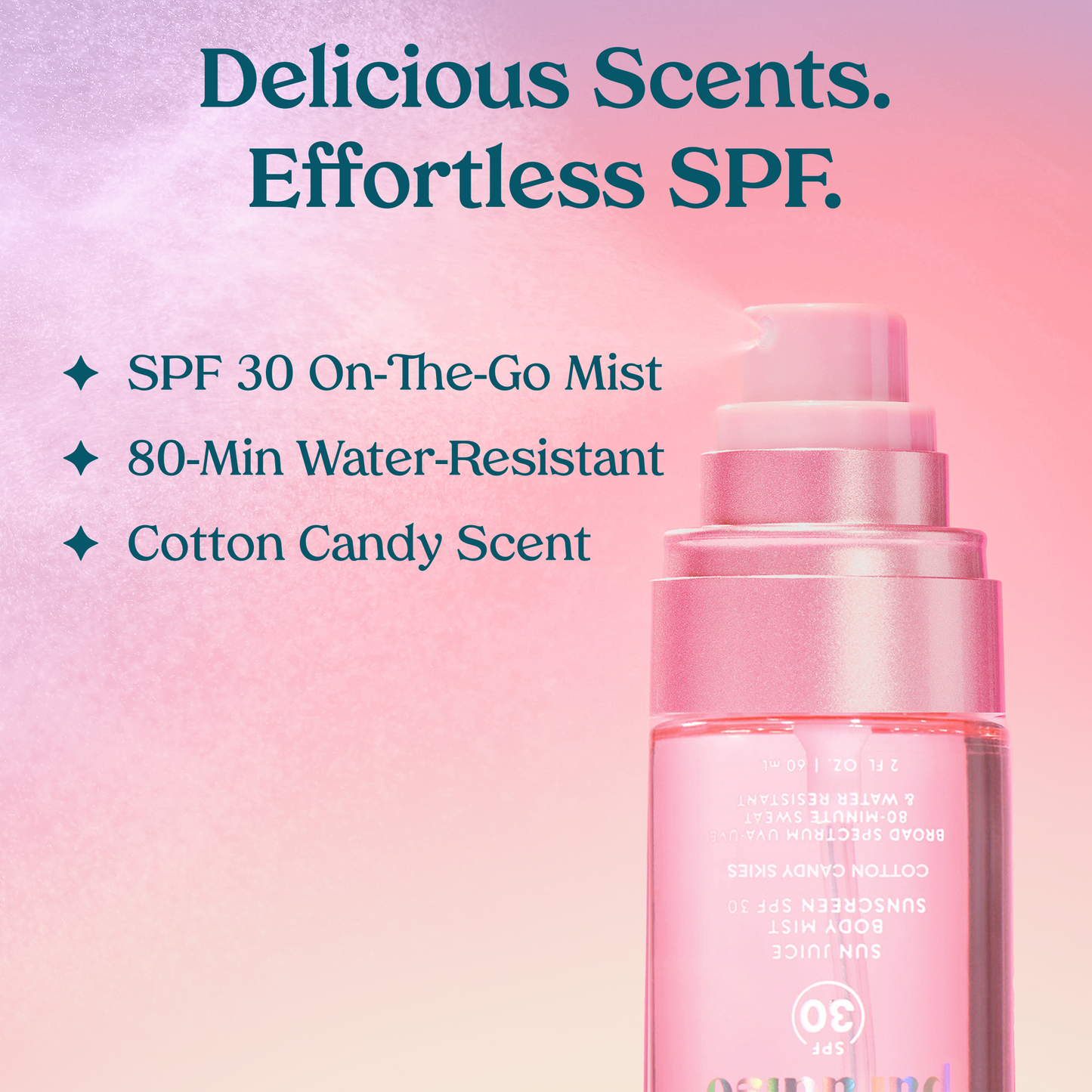 LIMITED EDITION! Paradiso Sun Juice Body Mist Sunscreen SPF30 - Cotton Candy Skies