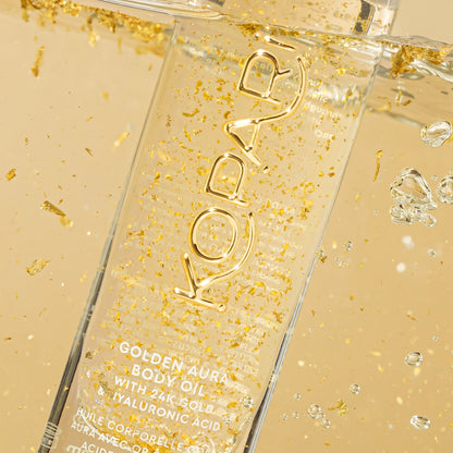 Golden Aura Body Oil with 24K Gold & Hyaluronic Acid