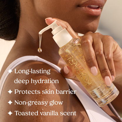 Golden Aura Body Oil with 24K Gold & Hyaluronic Acid