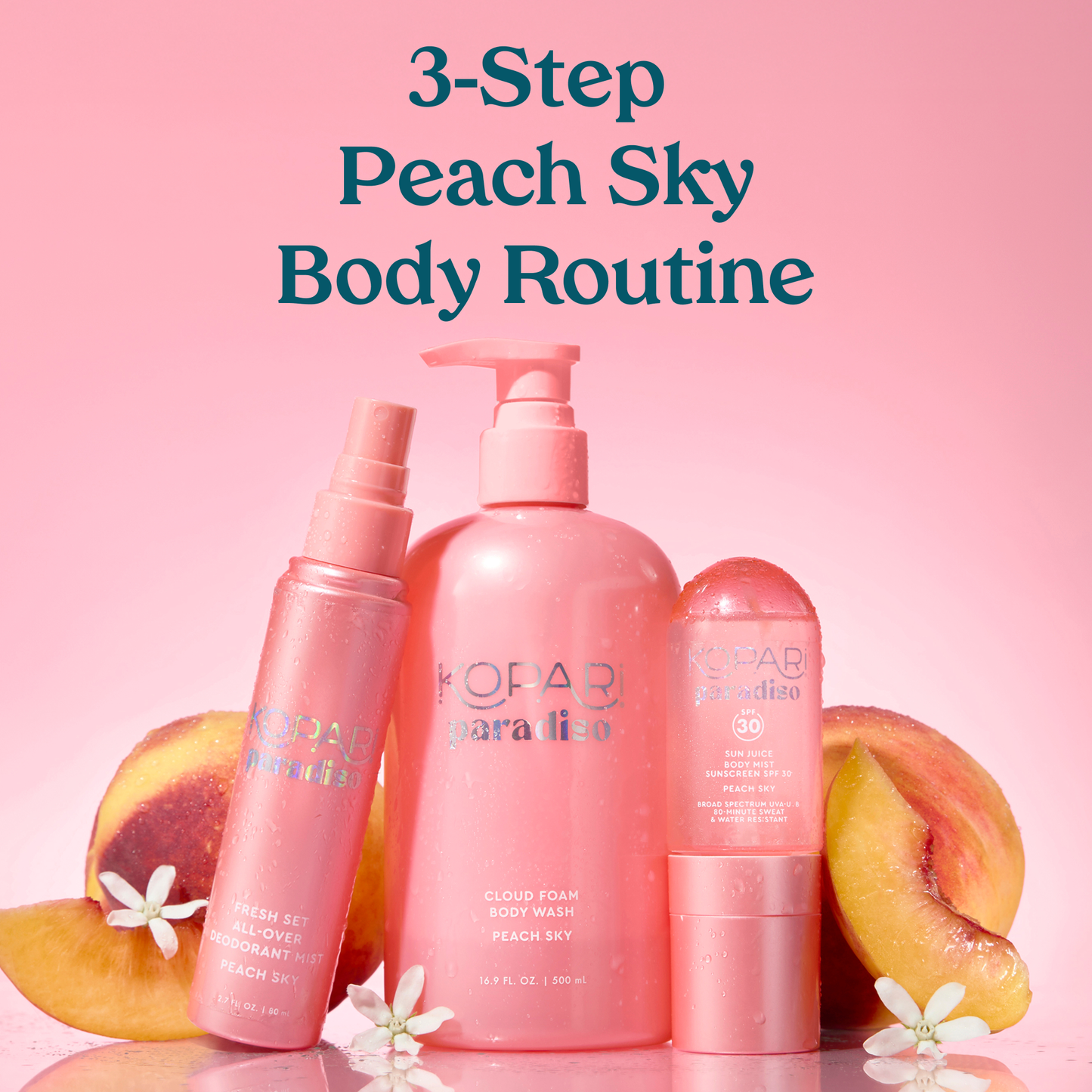 NEW! Paradiso Cloud Foam Body Wash - Peach Sky