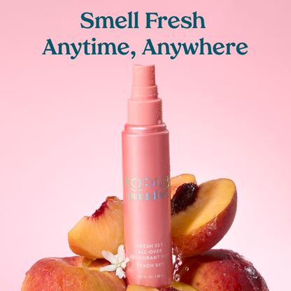 NEW! Paradiso Fresh Set All-Over Deodorant Mist - Peach Sky