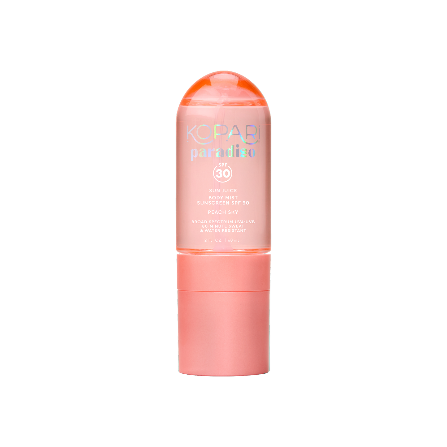 NEW! Paradiso Sun Juice Body Mist Sunscreen SPF30 - Peach Sky