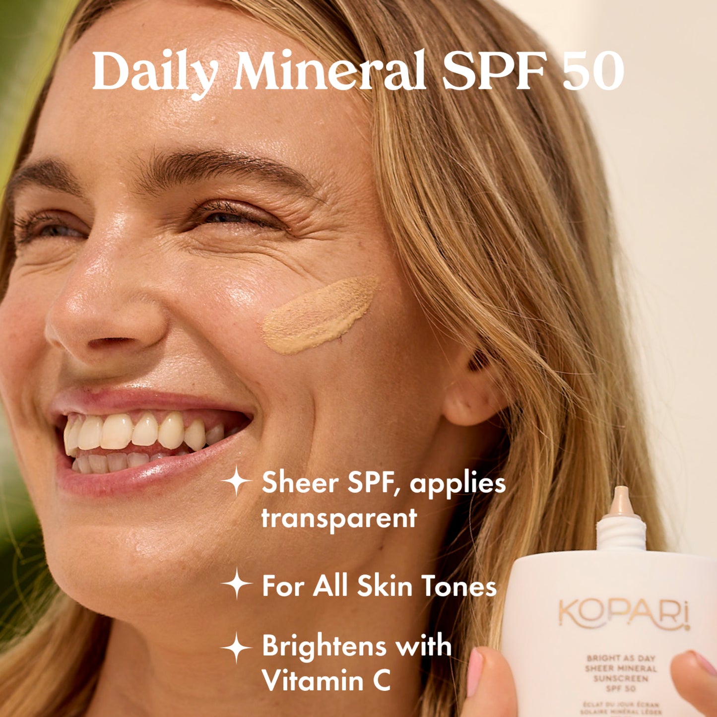 NEW! Bright As Day Sheer Mineral Sunscreen SPF 50