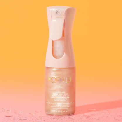 NEW! Sunglaze Sheer Body Mist Sunscreen SPF 42