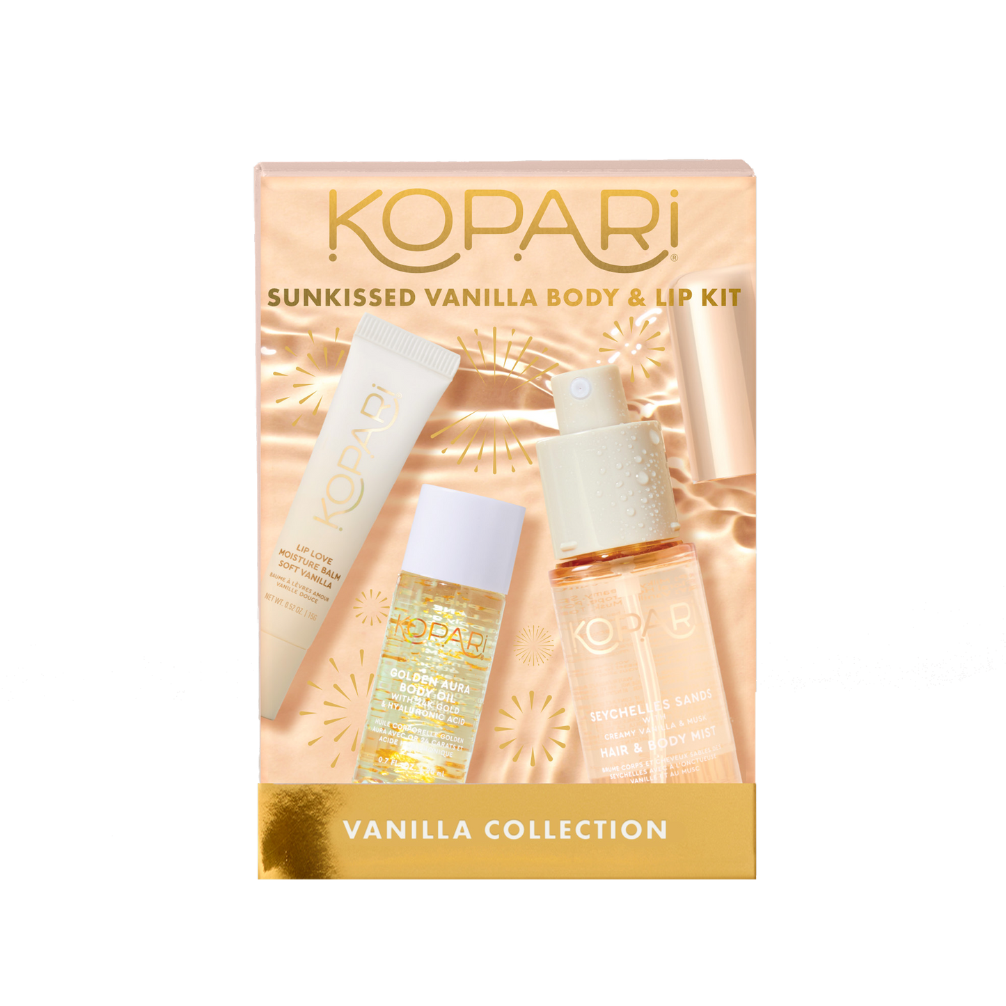 NEW! Sunkissed Vanilla Body & Lip Kit