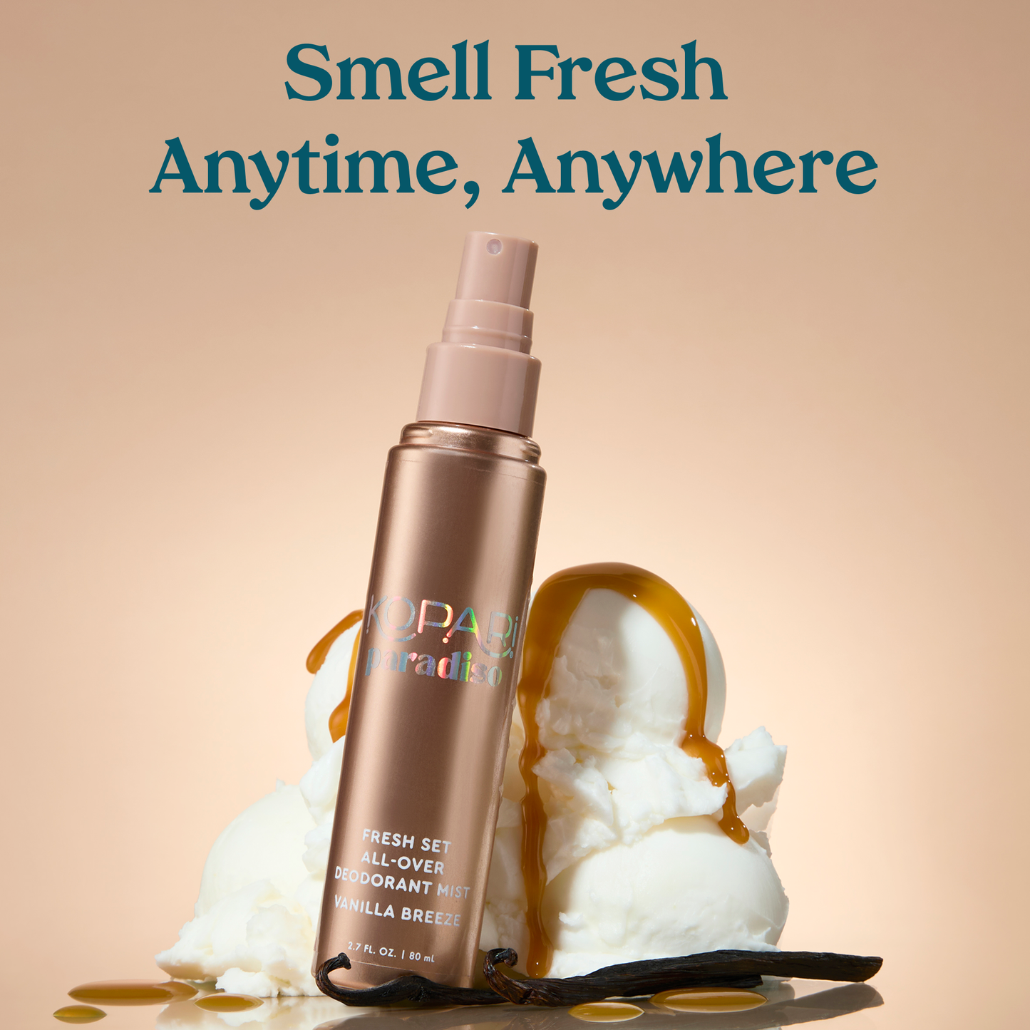 NEW! Paradiso Fresh Set All-Over Deodorant Mist - Vanilla Breeze