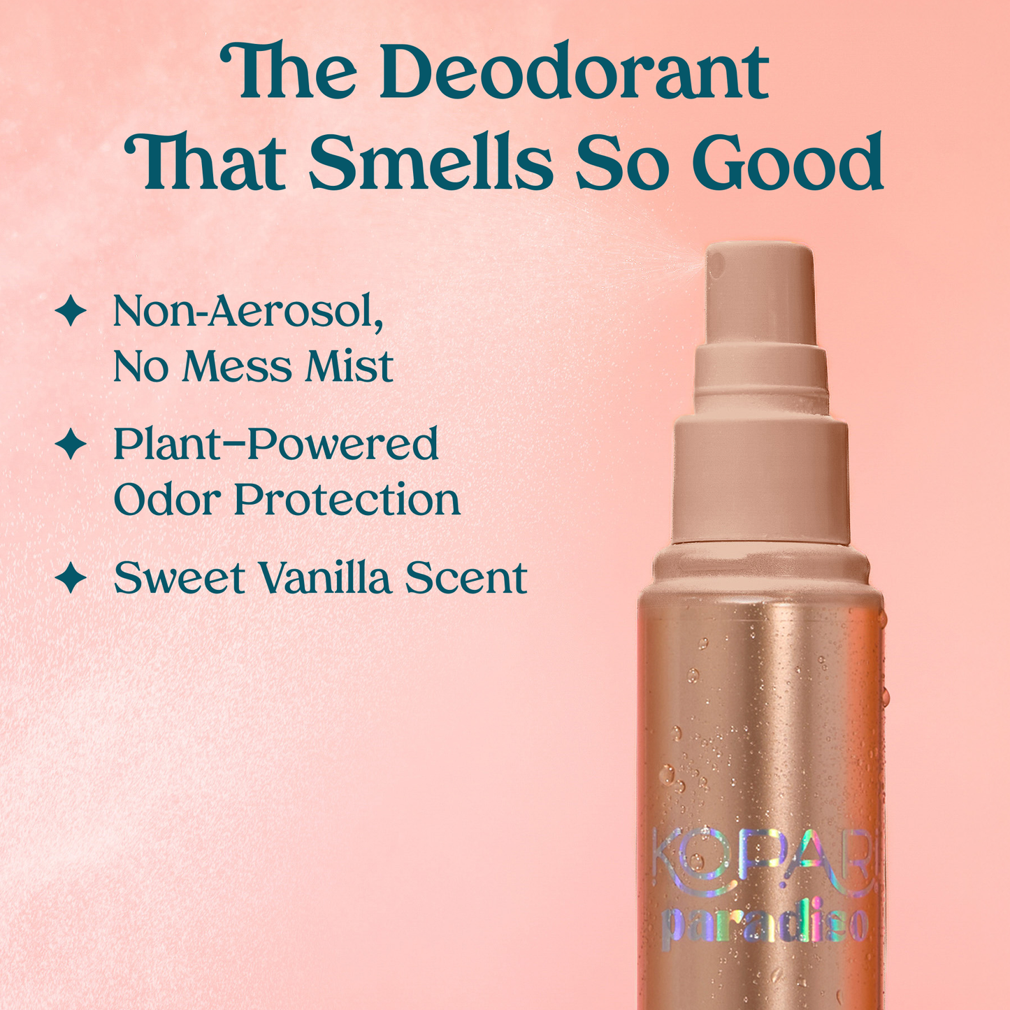 NEW! Paradiso Fresh Set All-Over Deodorant Mist - Vanilla Breeze