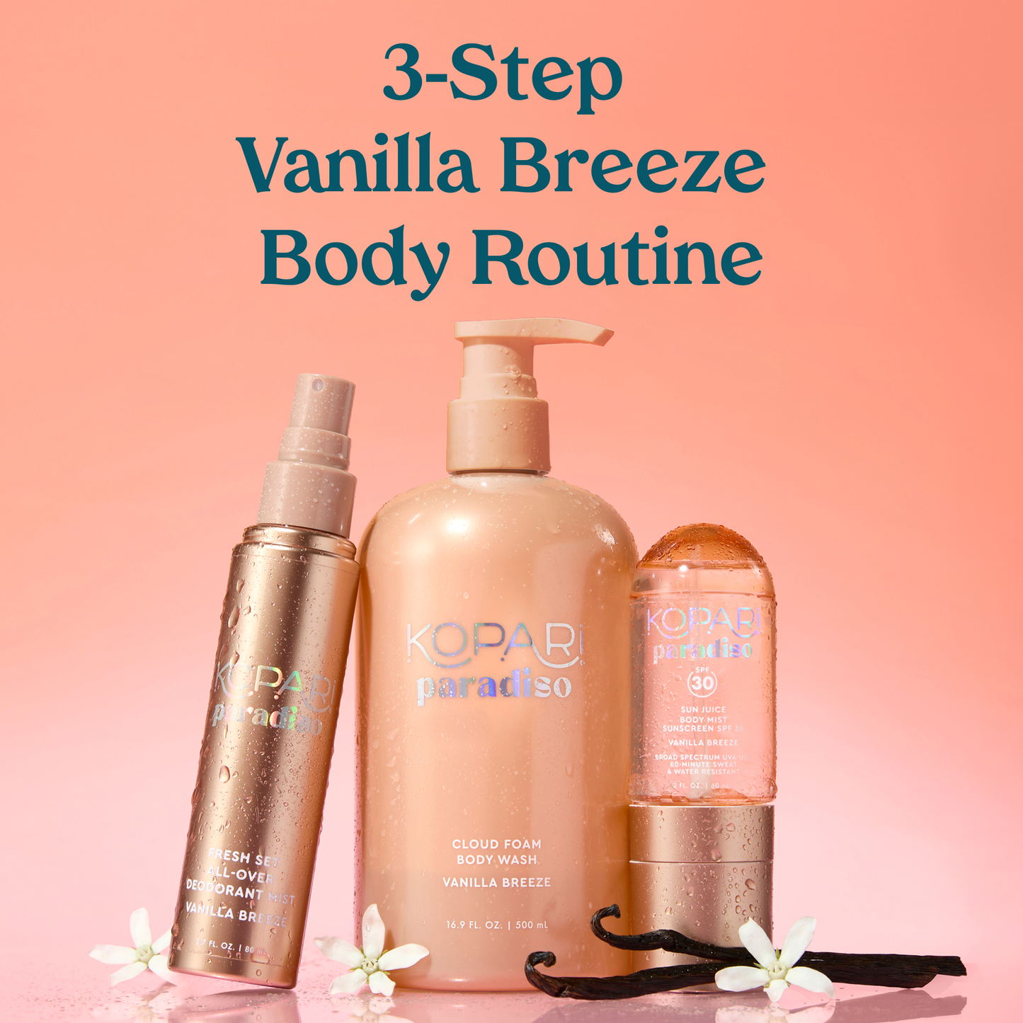 NEW! Paradiso Fresh Set All-Over Deodorant Mist - Vanilla Breeze