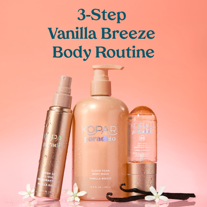 NEW! Paradiso Fresh Set All-Over Deodorant Mist - Vanilla Breeze