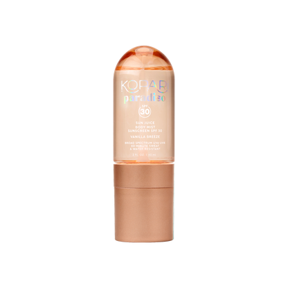 NEW! Paradiso Sun Juice Body Mist Sunscreen SPF30 - Vanilla Breeze