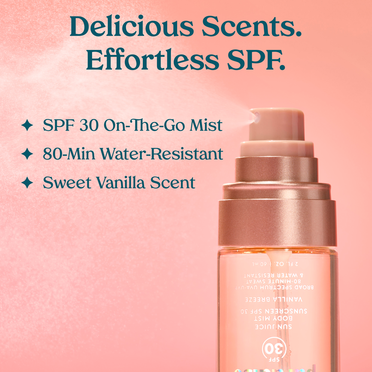 NEW! Paradiso Sun Juice Body Mist Sunscreen SPF30 - Vanilla Breeze