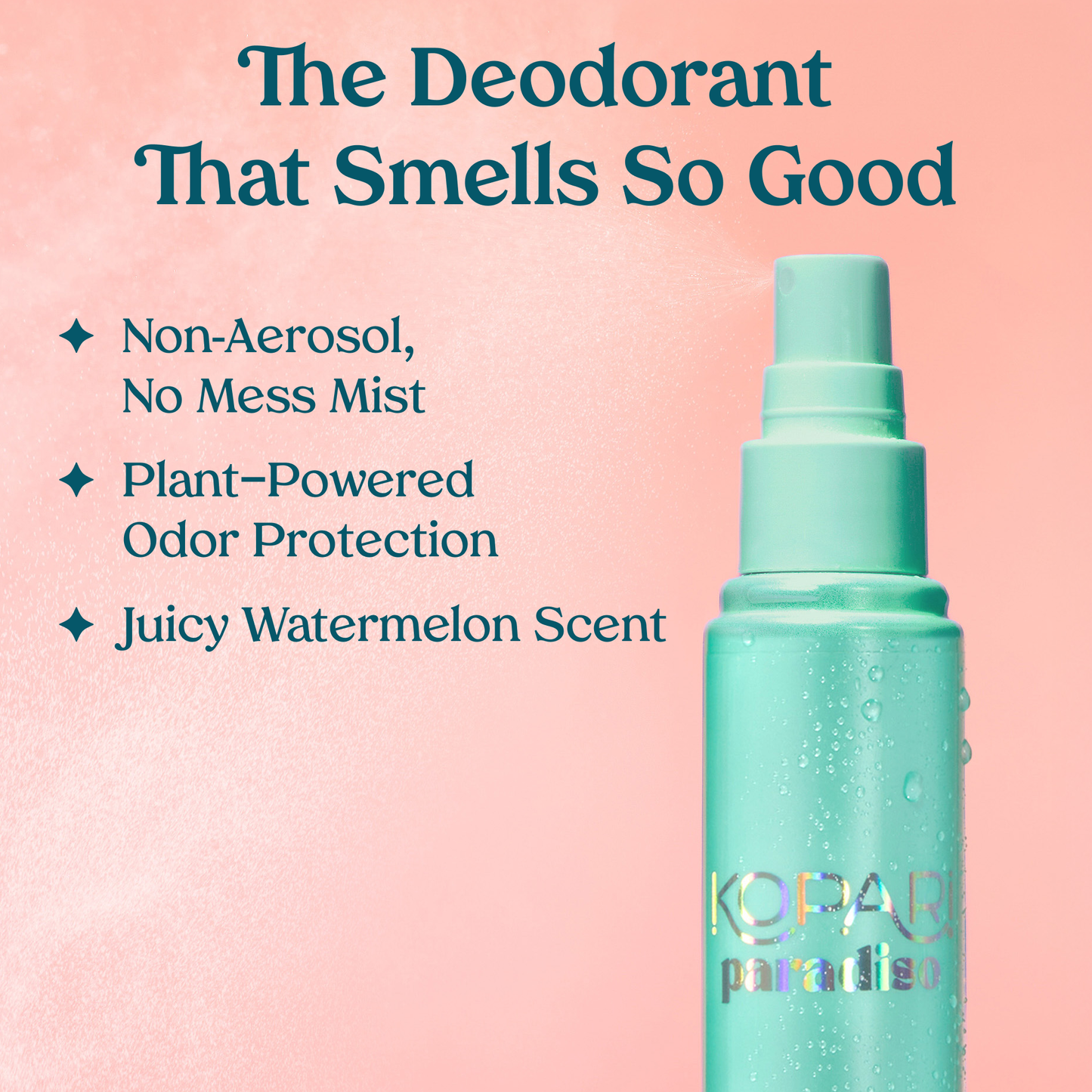 NEW! Paradiso Fresh Set All-Over Deodorant Mist - Watermelon Sugar