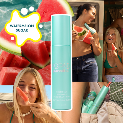NEW! Paradiso Fresh Set All-Over Deodorant Mist - Watermelon Sugar
