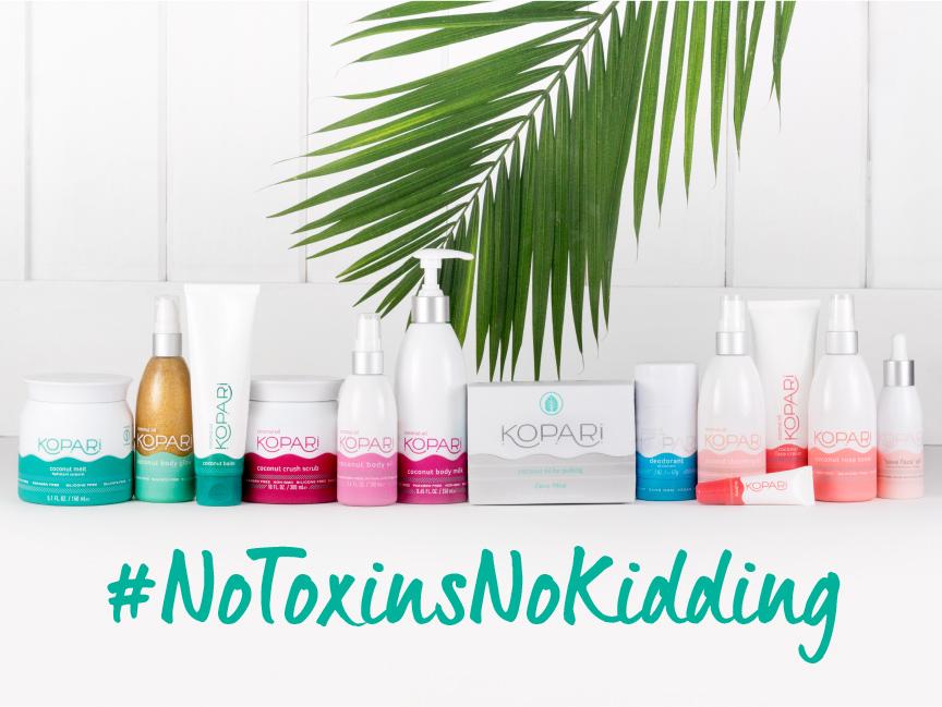 #NoToxinsNoKidding Kopari products