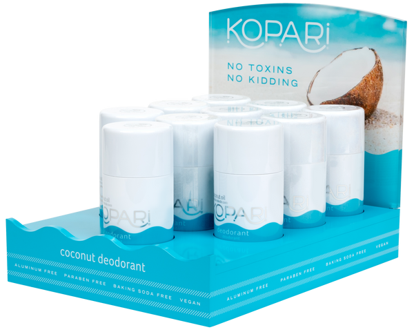 Acrylic Coconut Deodorant Display – Kopari Beauty Wholesale